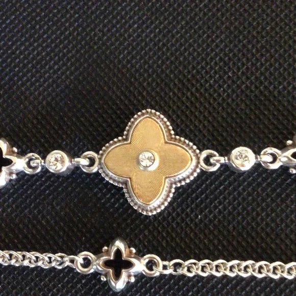 Brighton Silver Necklace with Floral Charms - Picture 7 of 9